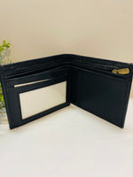 Small Leather Wallet - Black