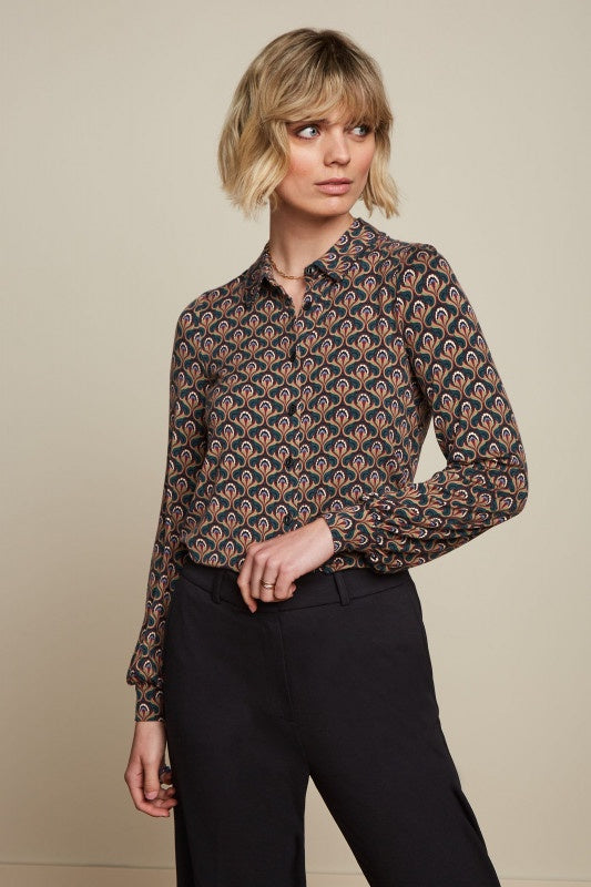 Maisie Blouse Jubilee - Dragonfly Green