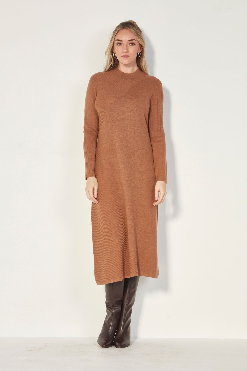 Lennox Dress - Caramel