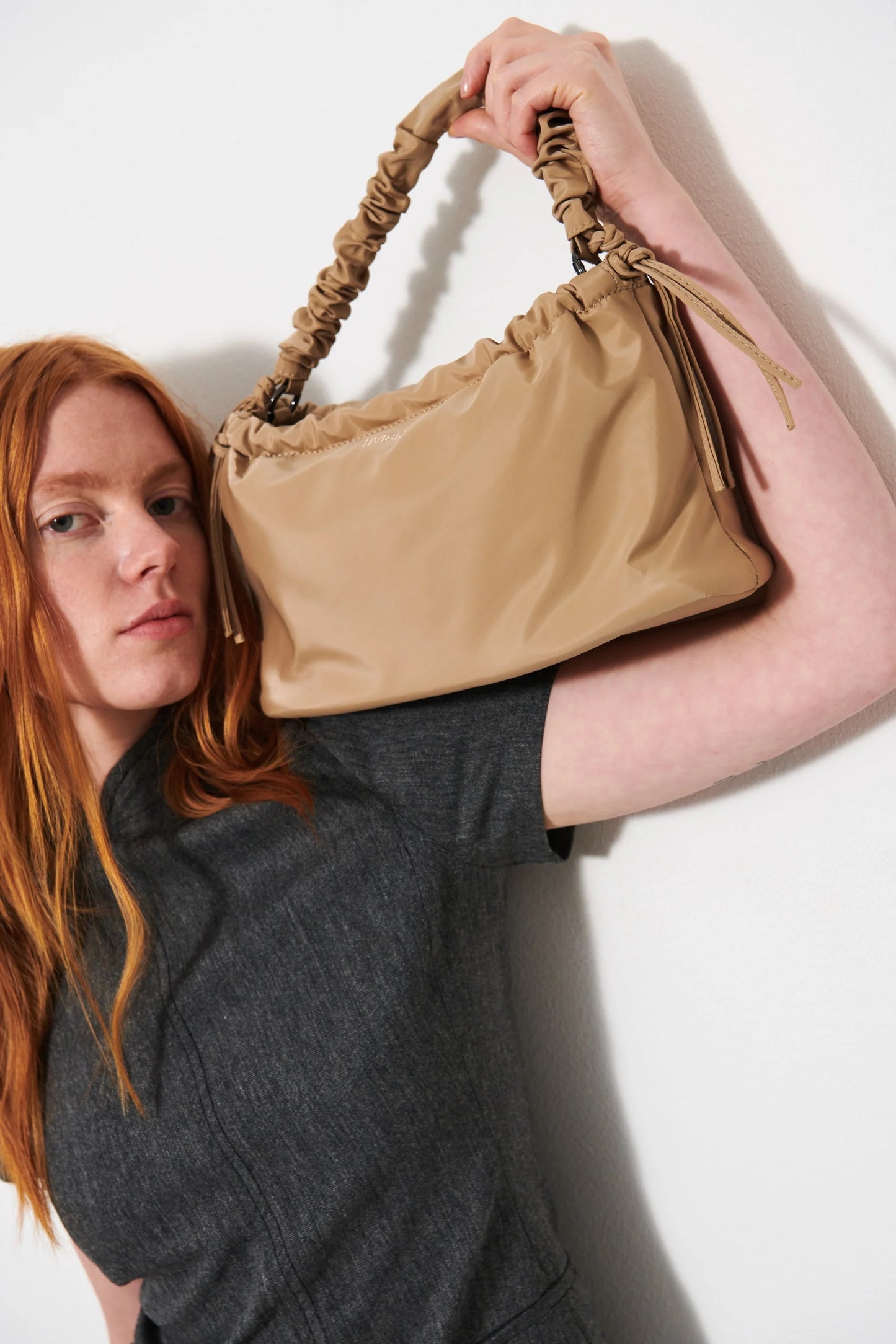Arcadia Matte Twill Bag - Bone White