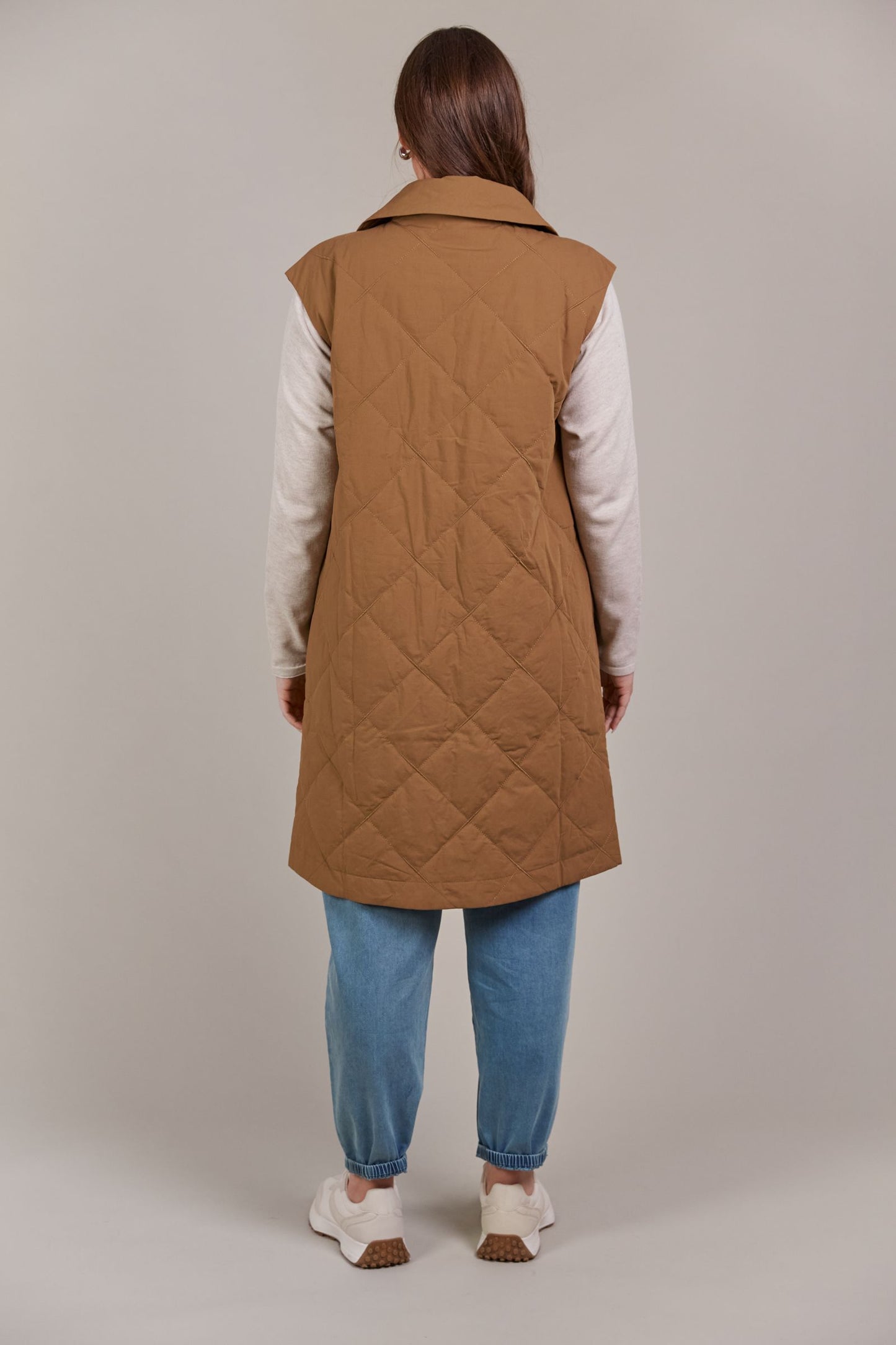 Argo Long Line Vest - Hazel