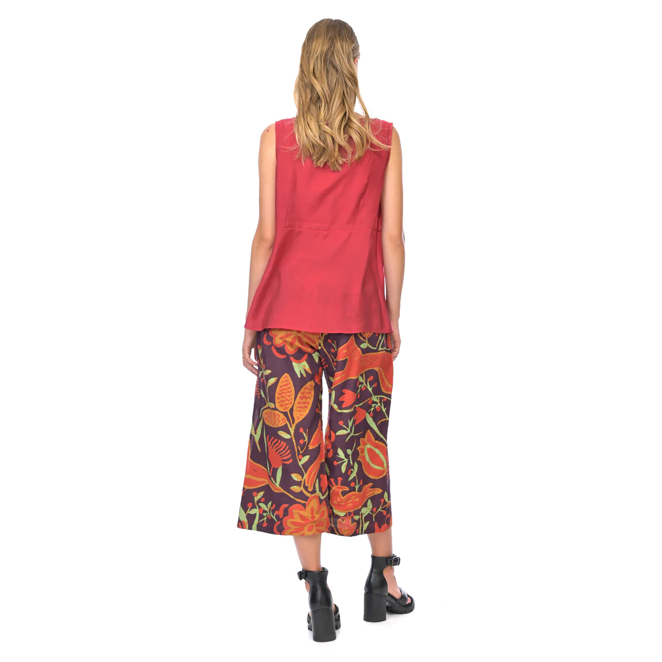 Bamboo Tunic Cami - Red