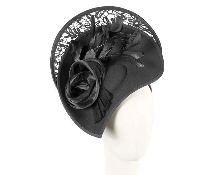 Bespoke Winter Fascinator - Black