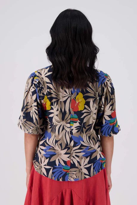 Wildflowers Blouse - Black