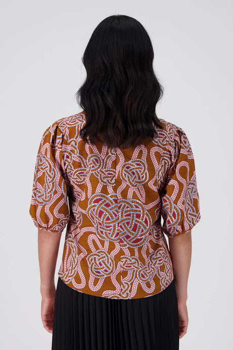 Loveknots Blouse - Caramel