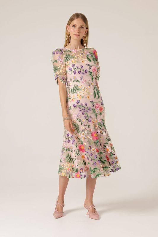 Cardelina Dress - Lavender Pink Floral