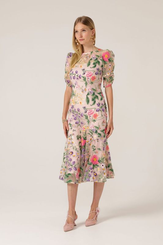 Cardelina Dress - Lavender Pink Floral