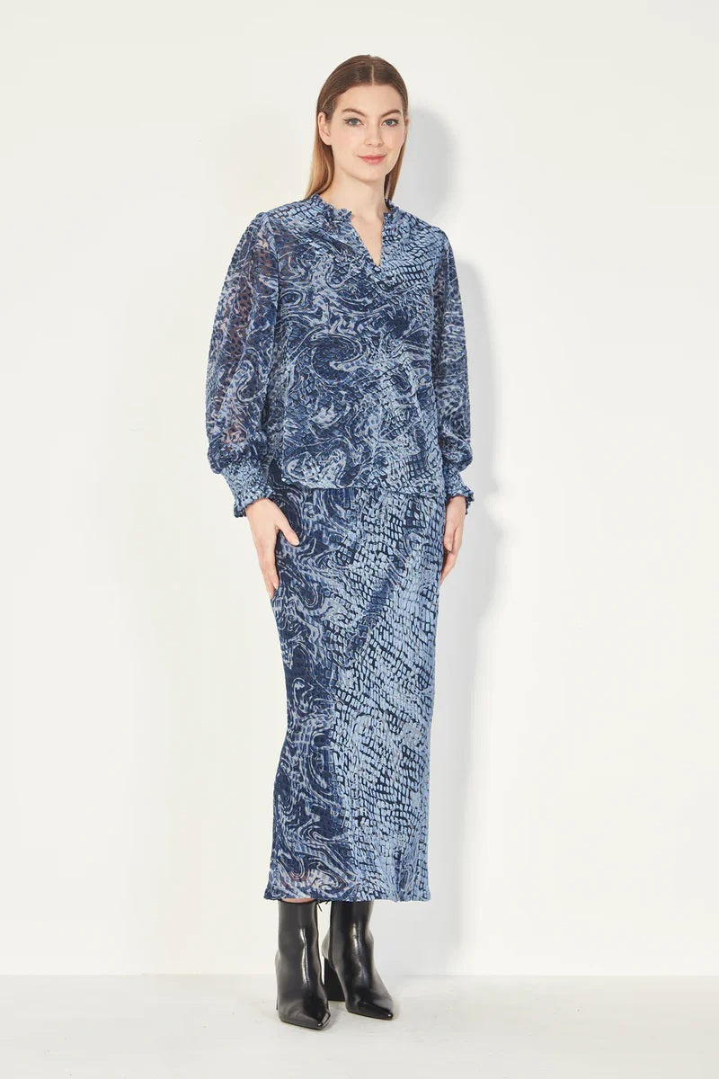 Carla Blouse - Denim