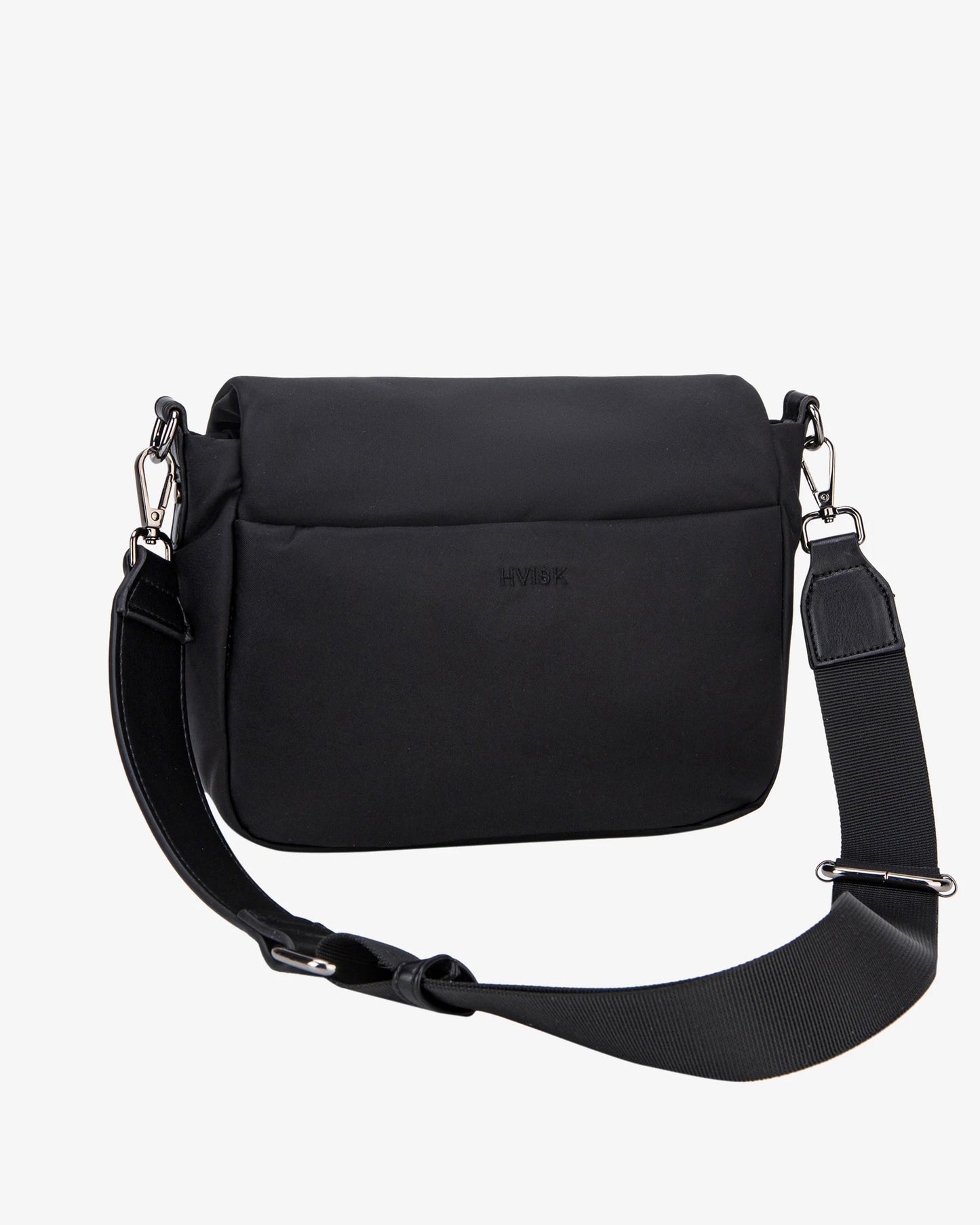 Cayman Pocket Puffer Matte Twill Bag - Black