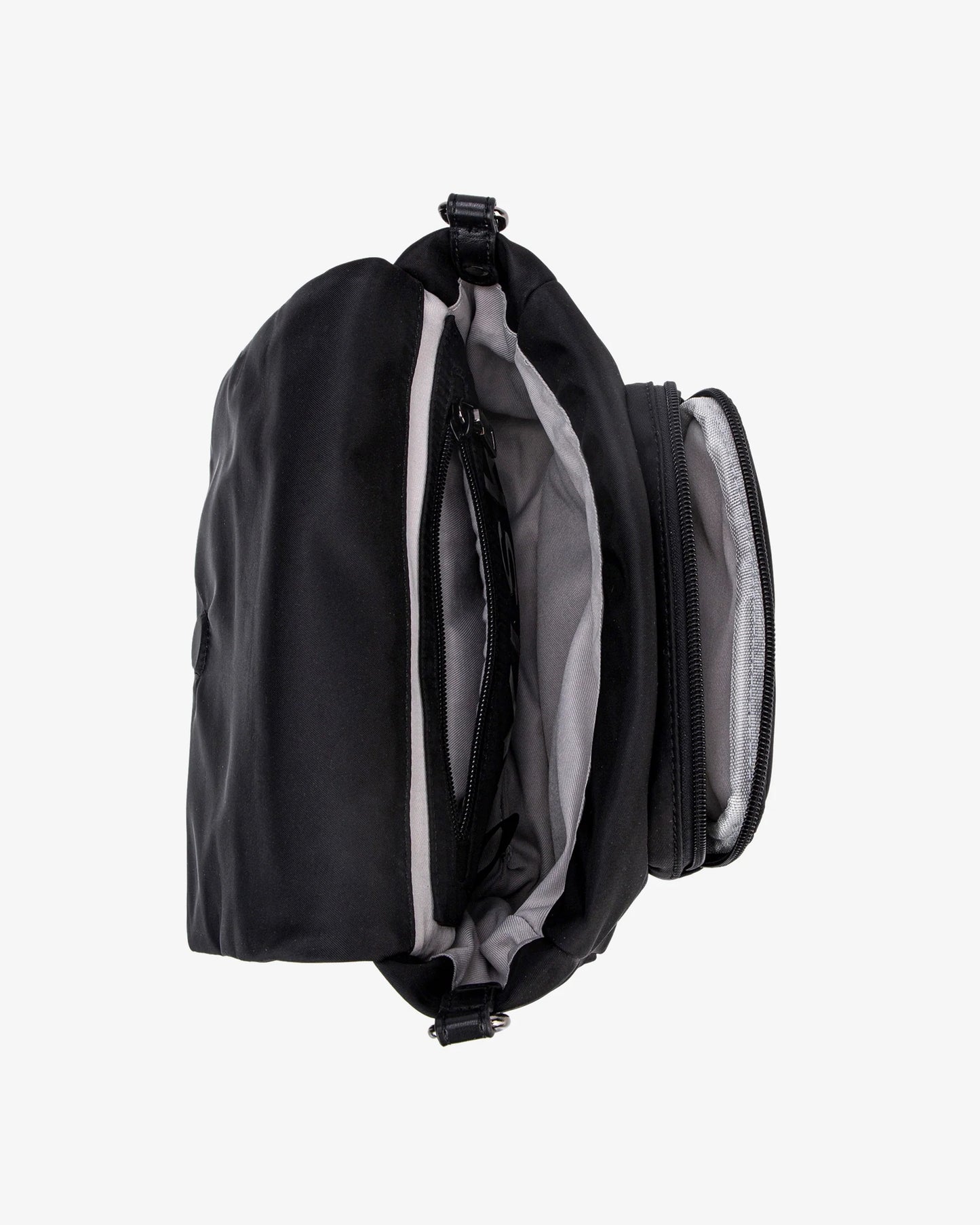 Cayman Pocket Puffer Matte Twill Bag - Black