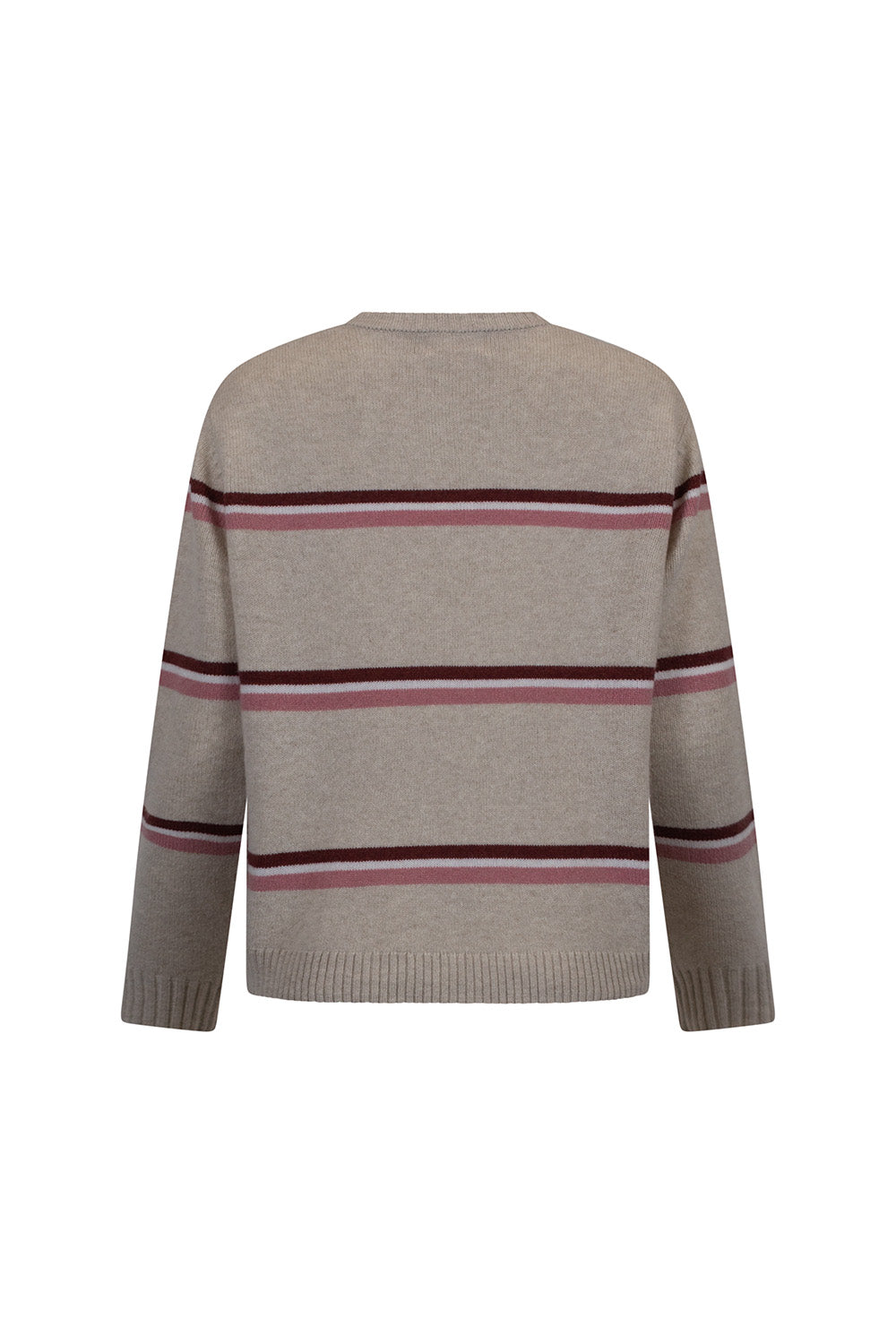 Compass Stripe Sweater - Oatmeal