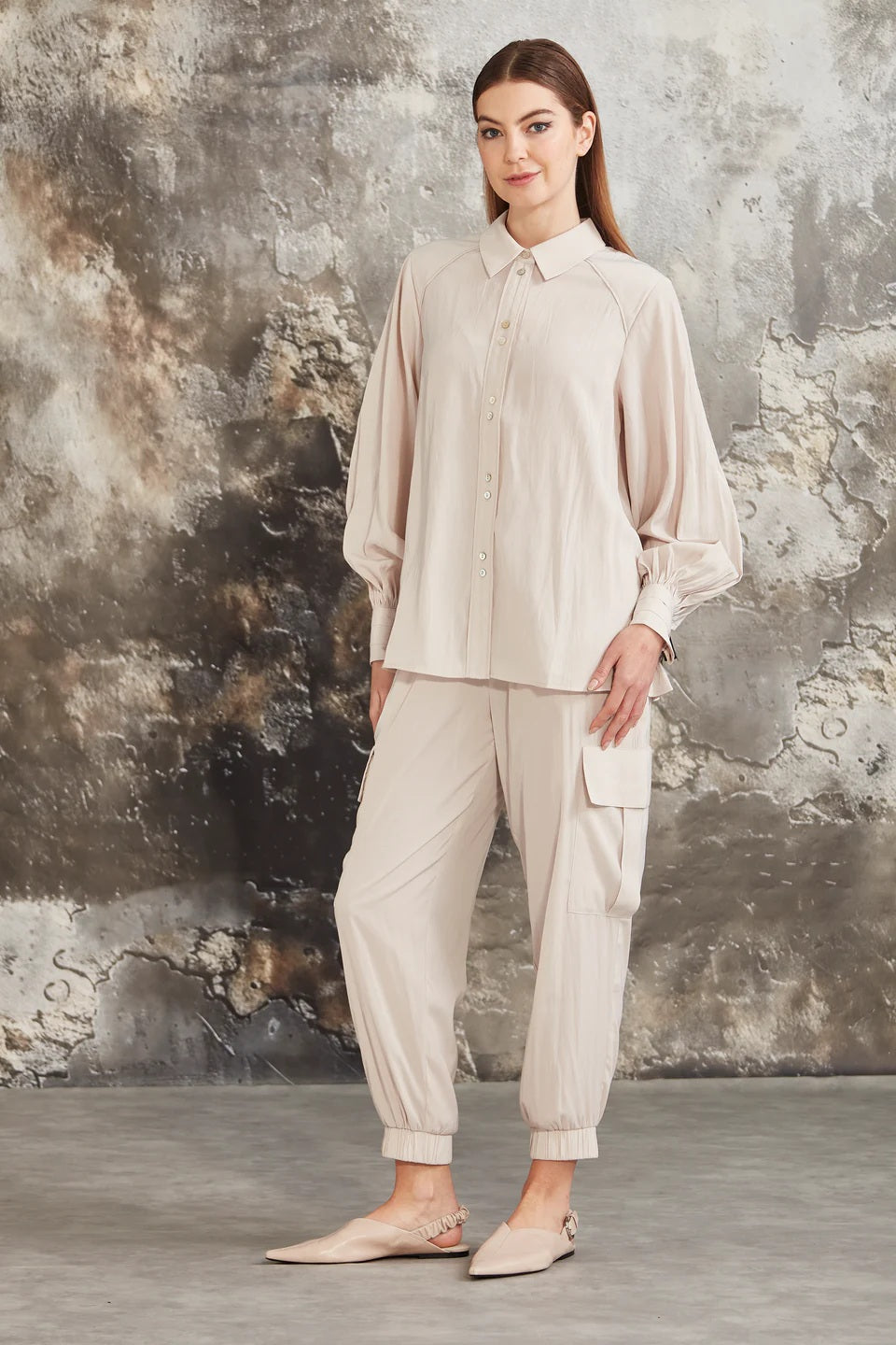 Demure Shirt - Champagne