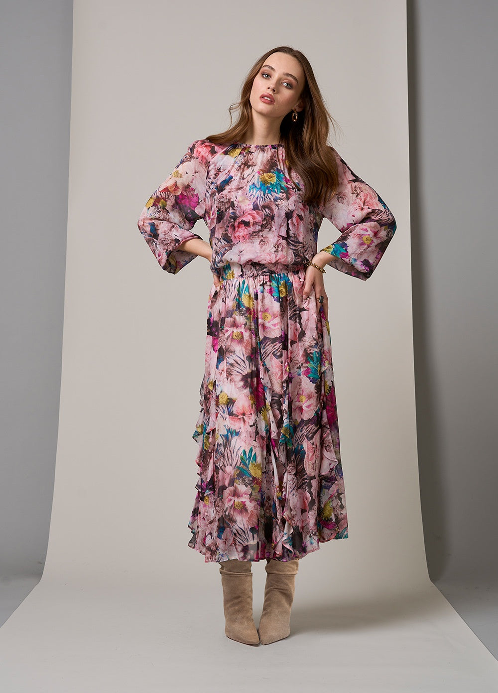 Duchess Top - Blush Multi