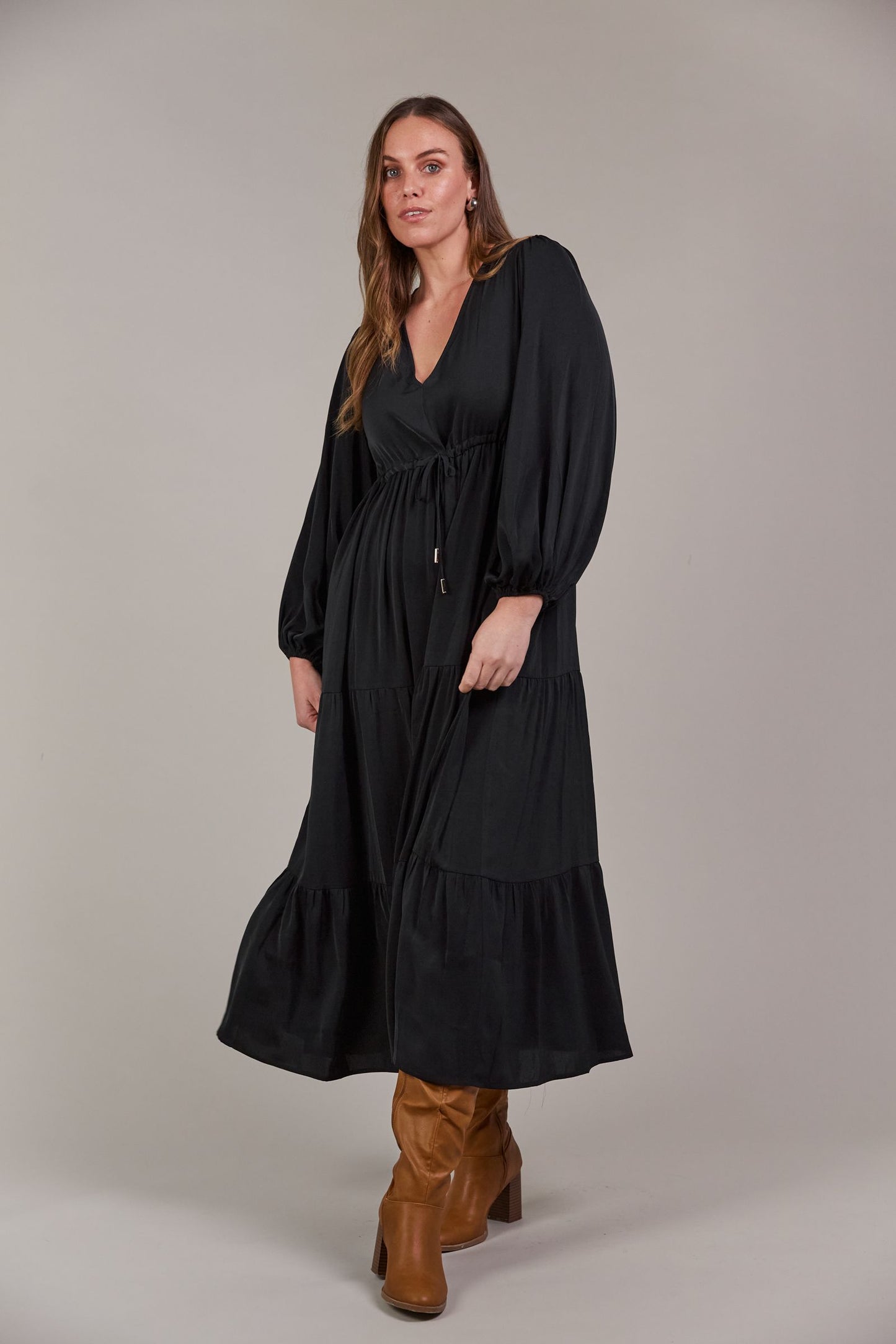 Elsie Maxi Dress - Black