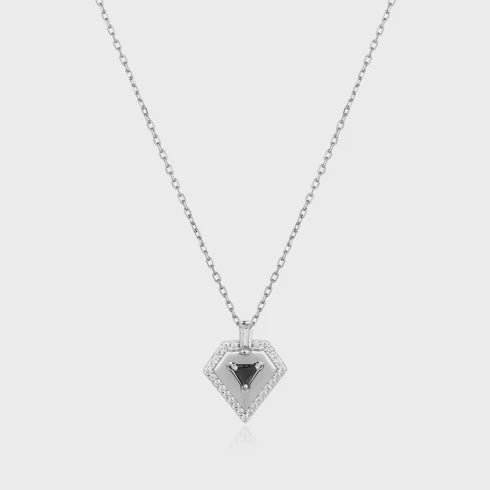 Geometric Necklace - Silver