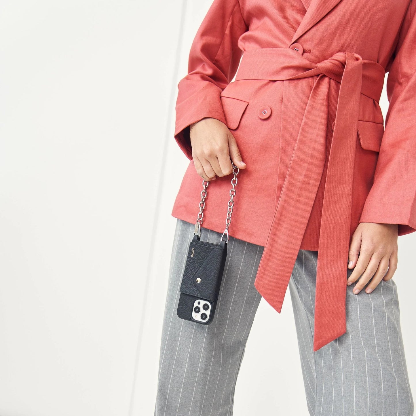 Kate Phone Wristlet - Silver Plated