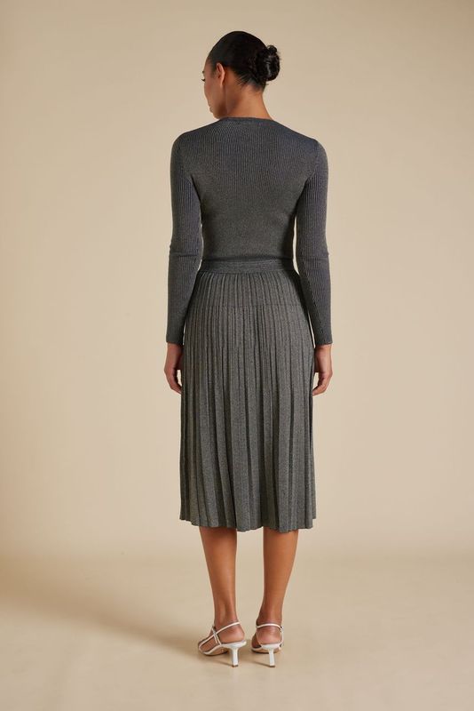 Lexi Skirt Lurex - Navy