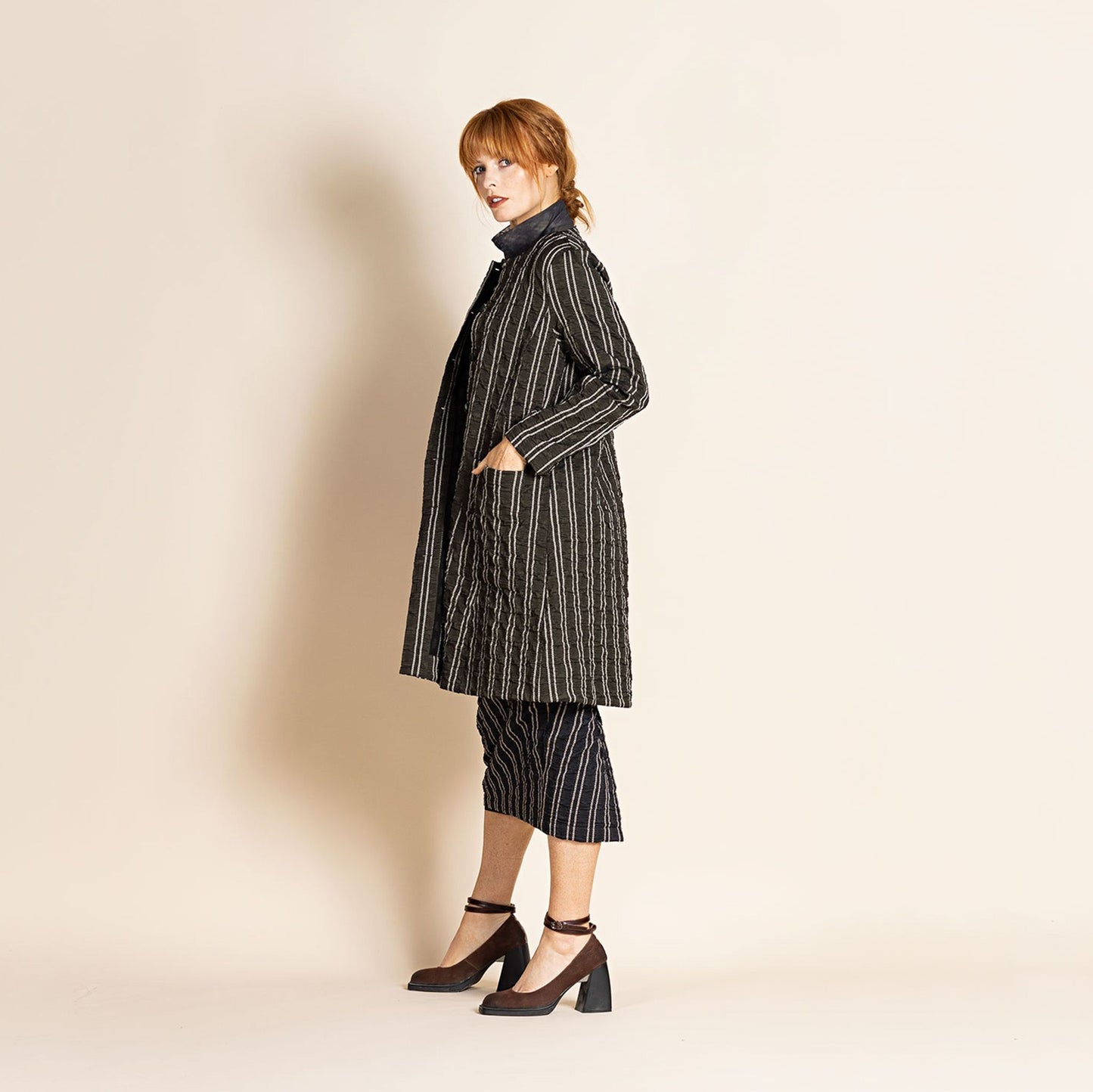 Maree Birdie Coat - Black
