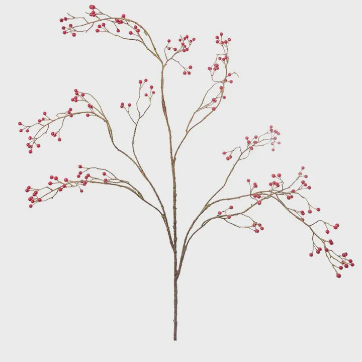 Mini Berry Branch 1.2m - Red
