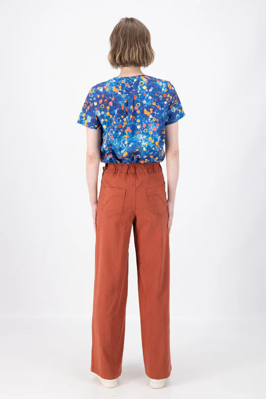 Peggy Long Pants - Rose Brick