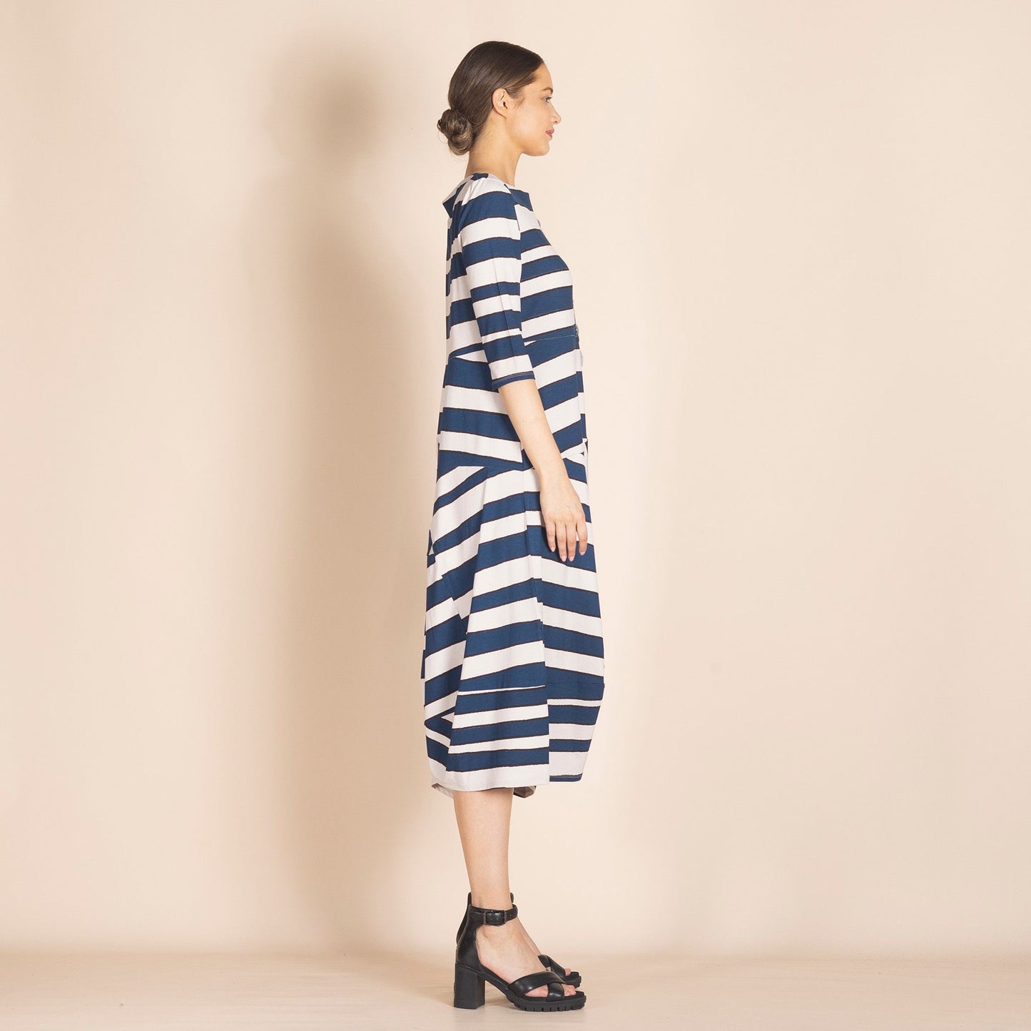 Stripes Pieced Dress