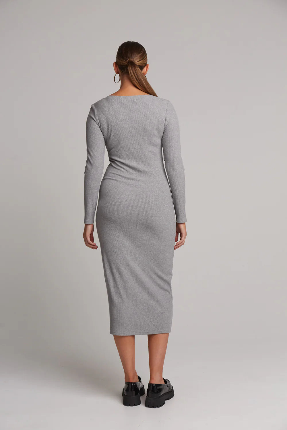 Studio Jersey Maxi Dress - Grey