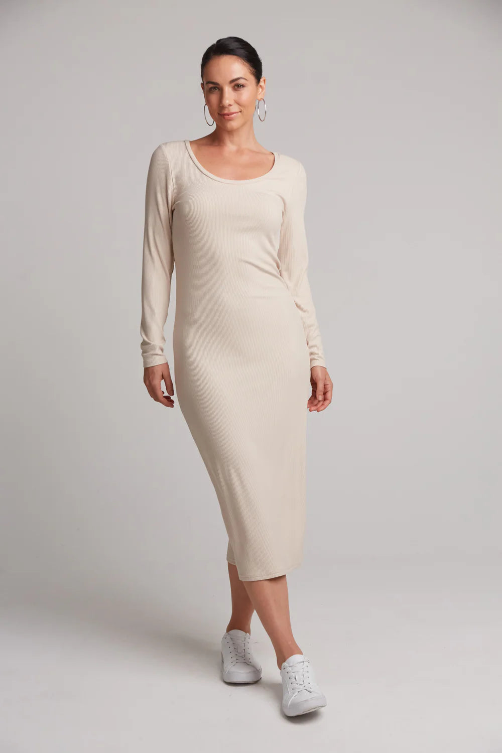 Studio Jersey Maxi Dress - Tusk