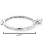 925 Sterling Silver Bangle with Ball