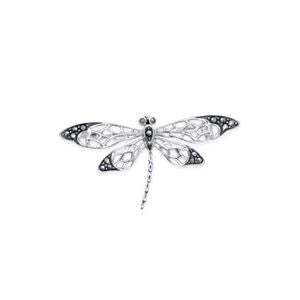 925 SS Marcasite Butterfly Brooch