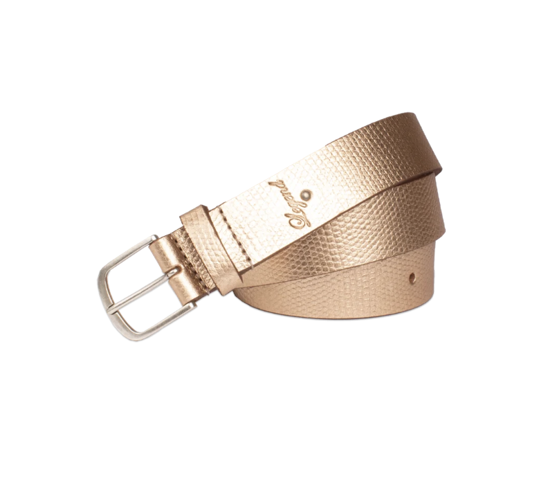 Metallic Belt - Rose Pink