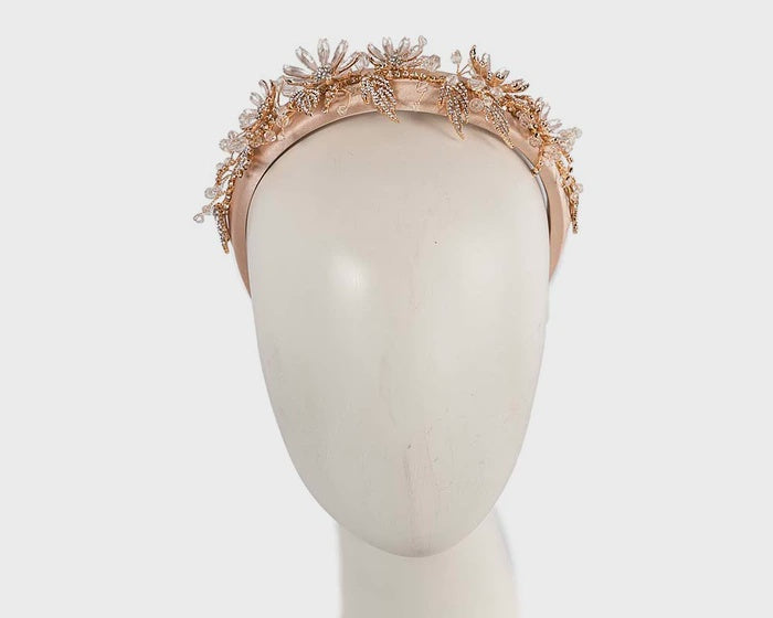 Flowers Headband - Rose Gold