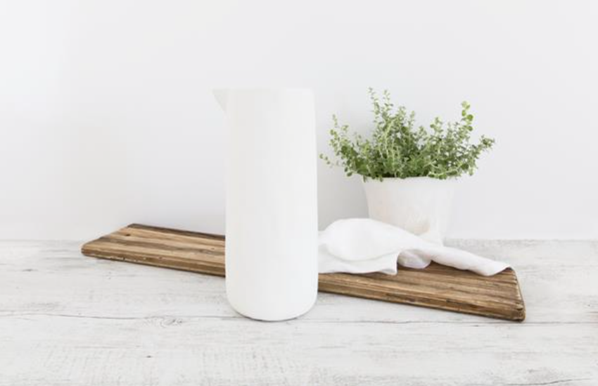 Flax Jug 30cm - White