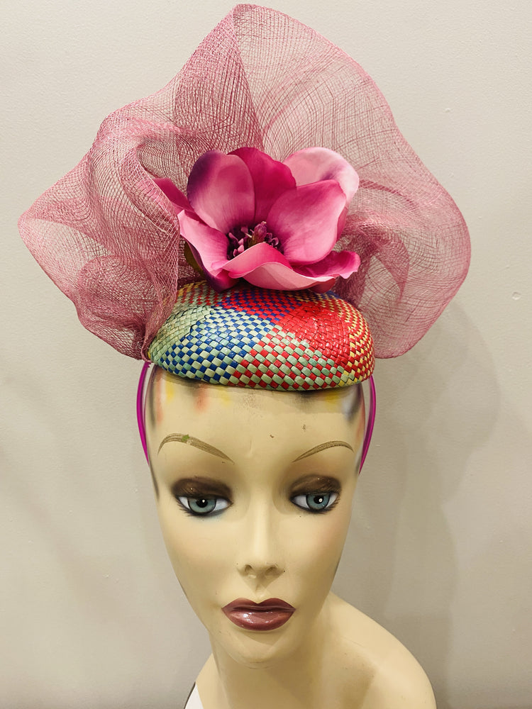 Pink Flower Headpiece - Multi