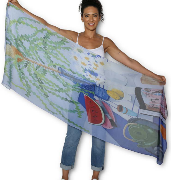 Viscose Modal Scarf - Quiet Morning