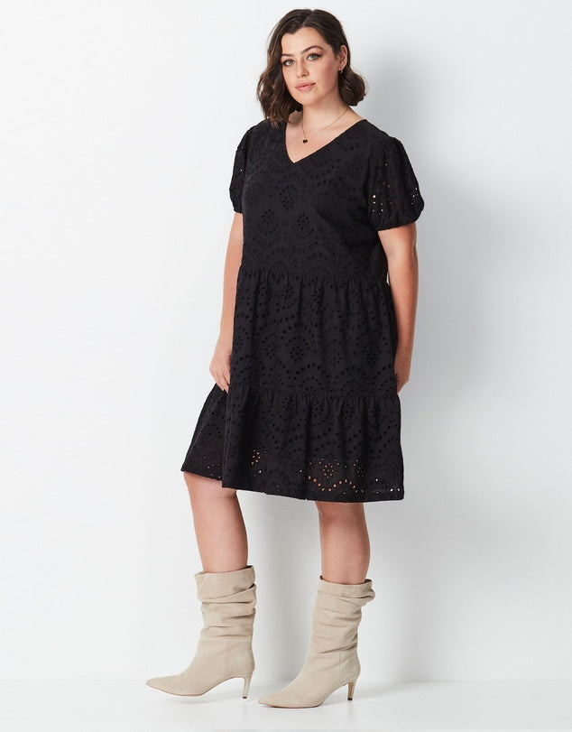 Summer Lace Dress - Black