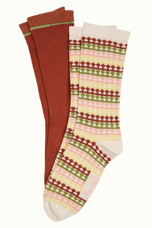 2 Pack Socks Boyd - Cream