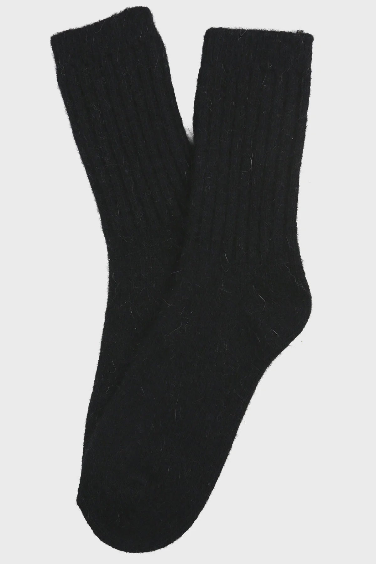 Luscious Angora Socks - Black