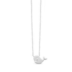 925 SS Whale Necklace - Silver