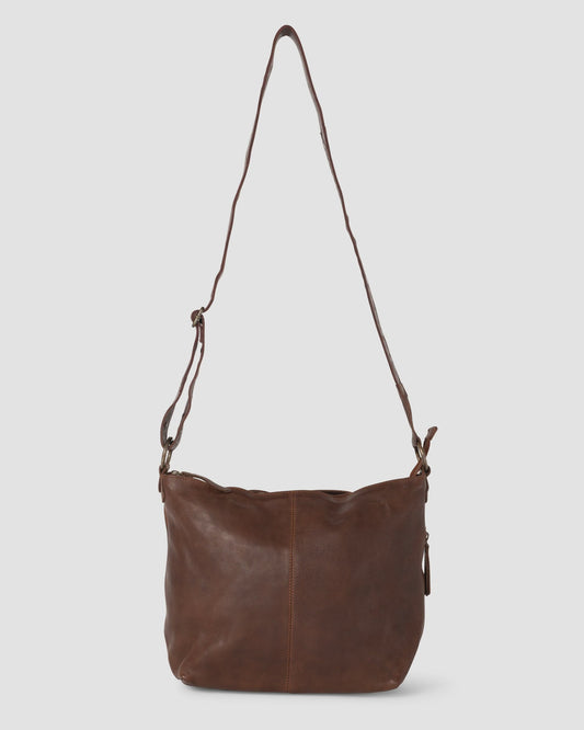 Sahaja Slouch Bag - Dark Cognac