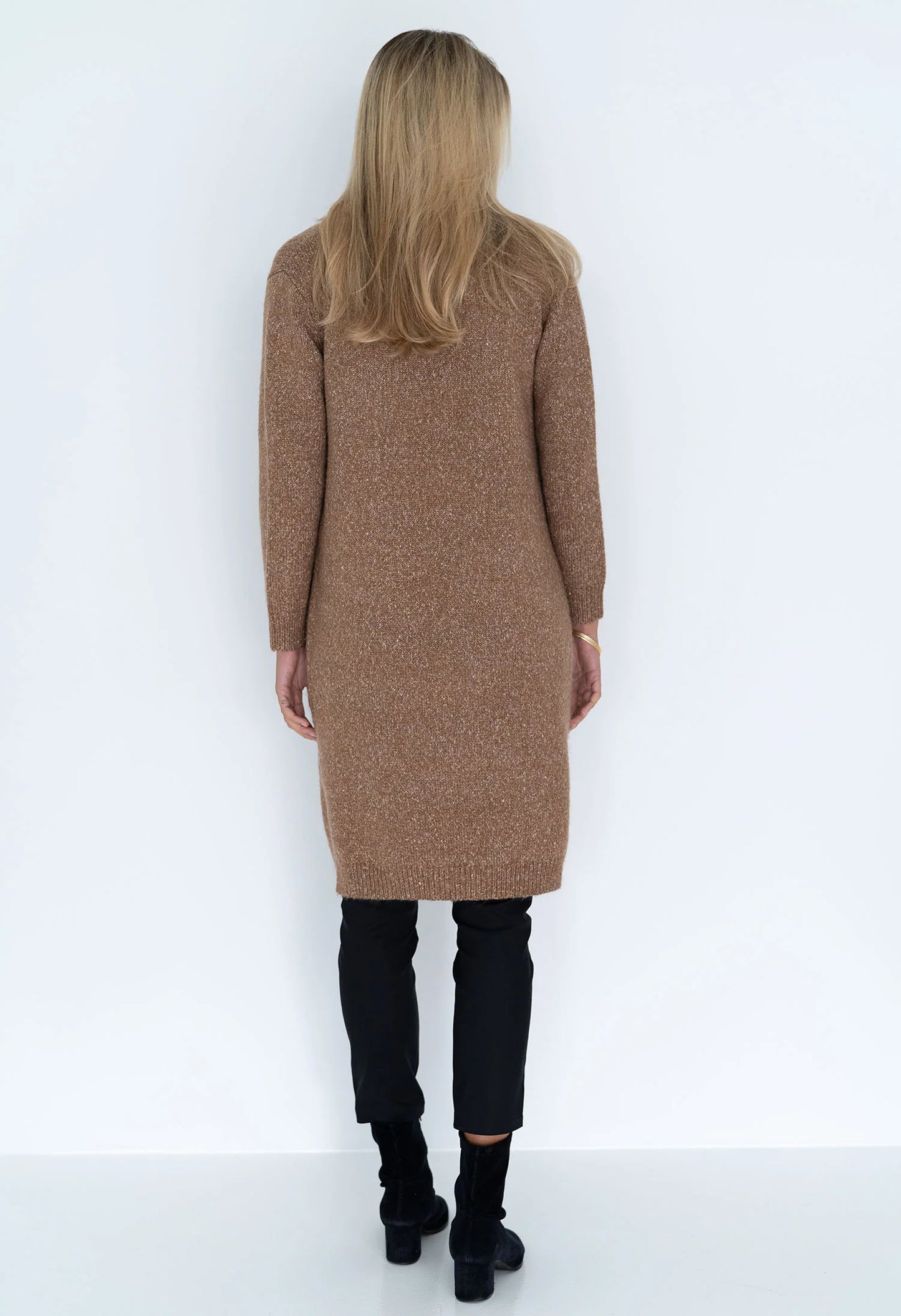 Tempest Knit Coat - Walnut