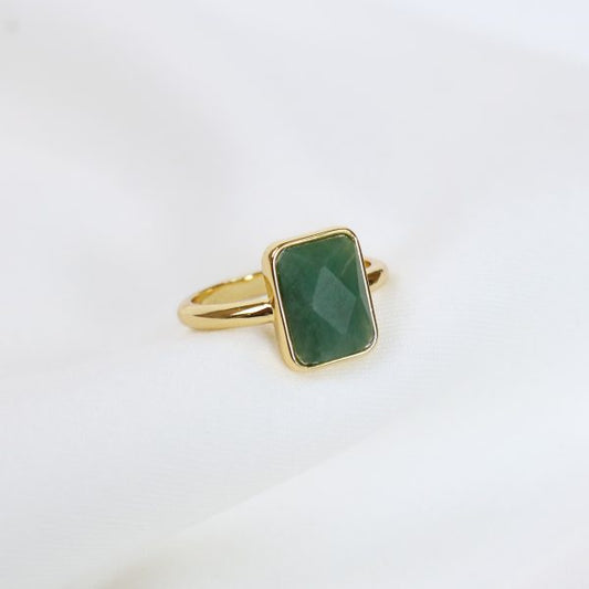 Jade Ring - Gold