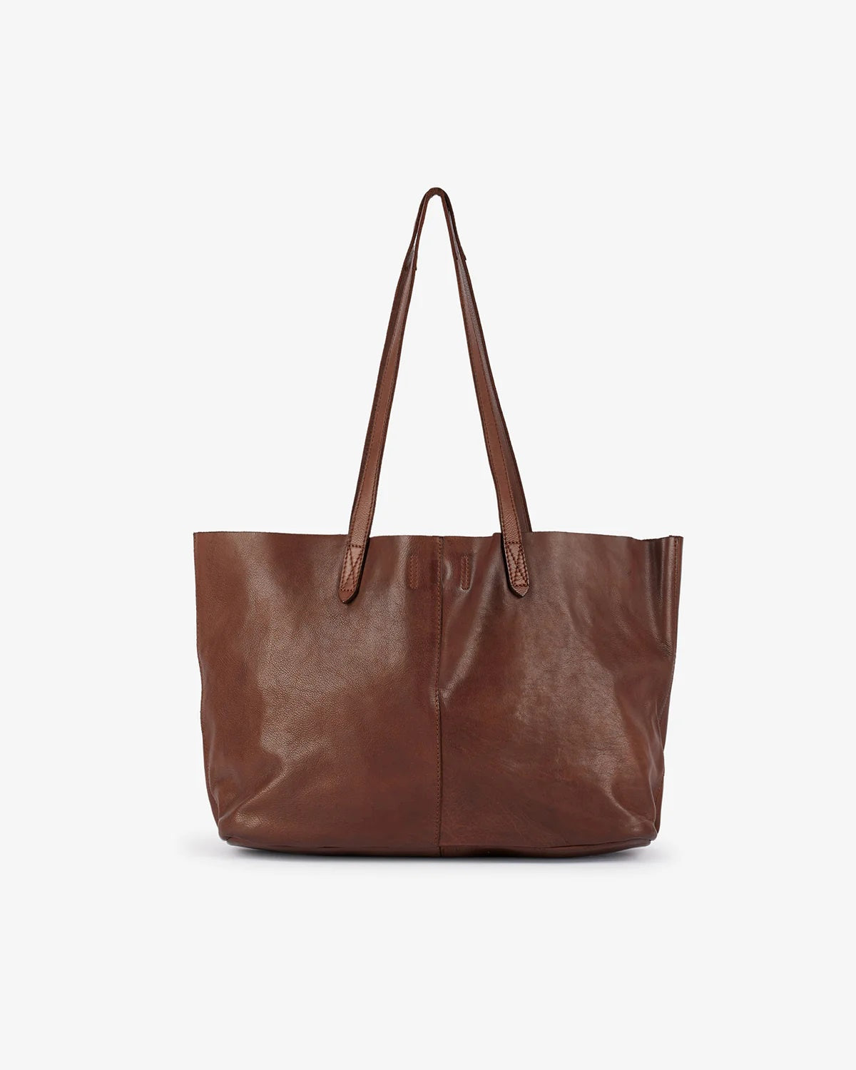 Akasha Tote Bag - Dark Cognac