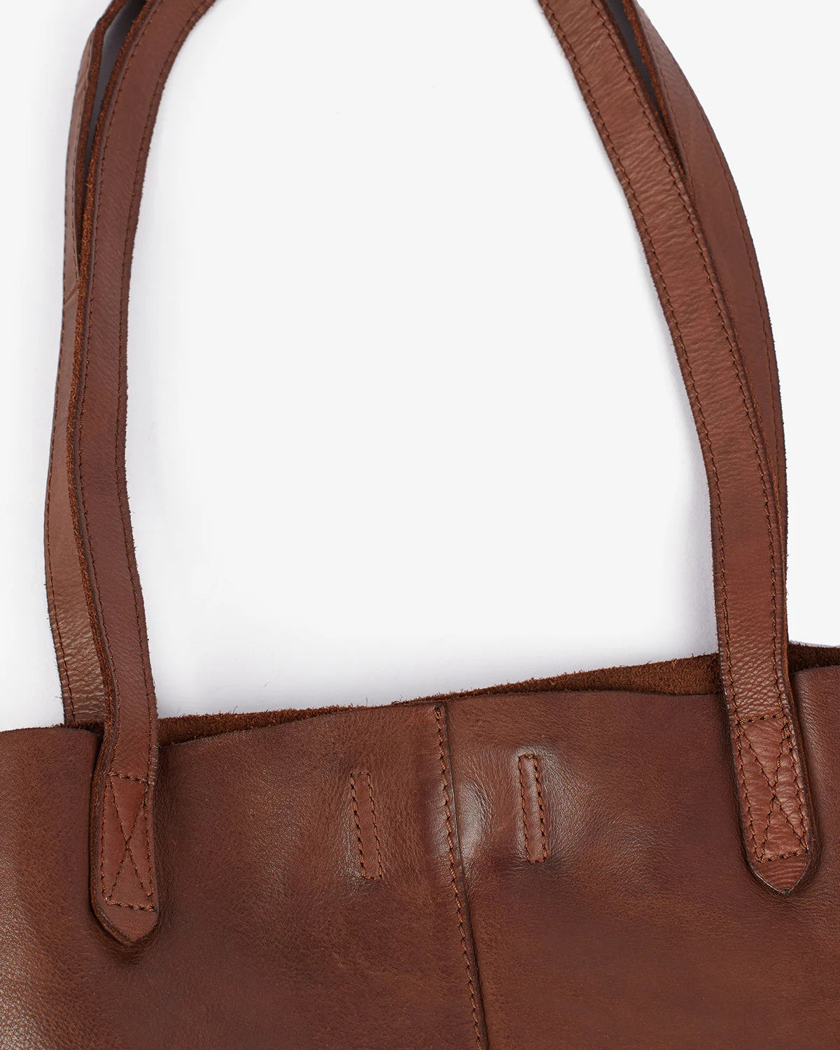 Akasha Tote Bag - Dark Cognac