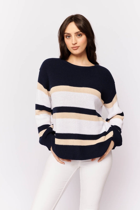 Bayadere Sweater - Navy