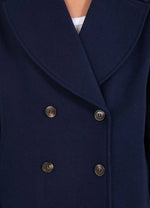 Ariana Collar Jacket - Navy