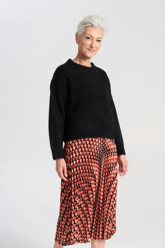 Aspen Knit Sweater - Black