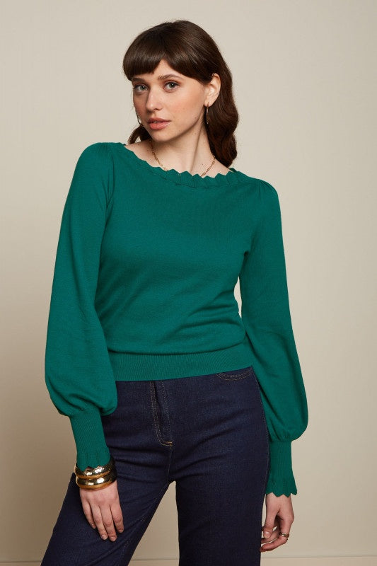 Audrey Bell Top Club - Antique Green