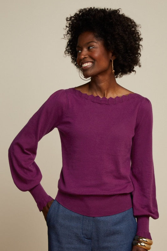 Audrey Bell Top Club - Caspia Purple