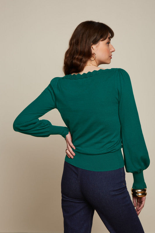 Audrey Bell Top Club - Antique Green