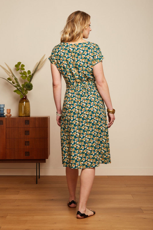 Betty Loose Fit Dress Tammie - Ponderosa Green